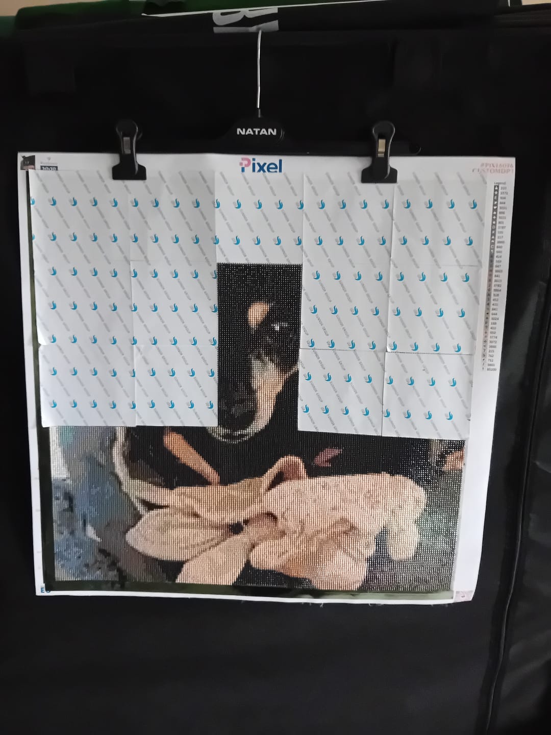 Customer photo review of Diamond Painting Eigen Foto - Snelle Levering