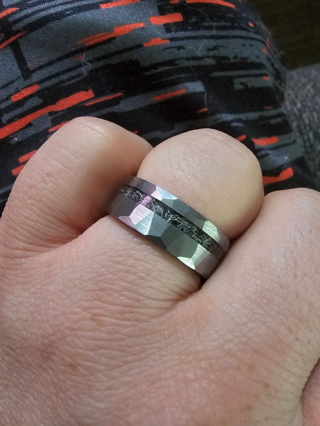 Customer photo review of Hammered Meteorite