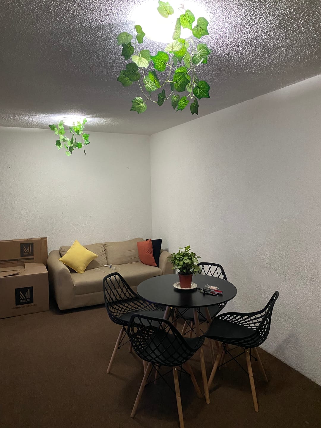 Customer photo review of Paquete Mesa Oslo 80 + 4 Sillas Vento