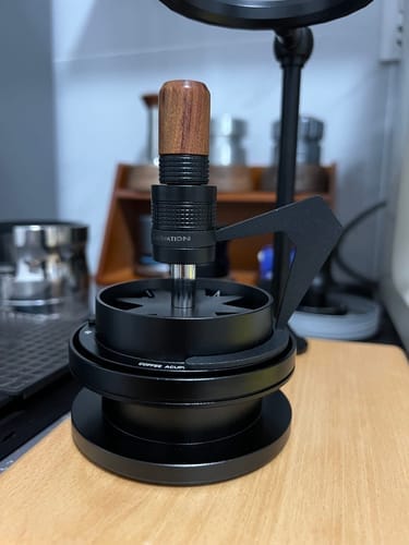 Customer photo review of Geared Spinning WDT Tool - Espresso Distribution - MUVNA