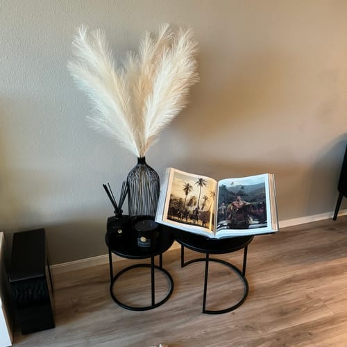 Customer photo review of Pampas 110cm (3 tiges)- Crème