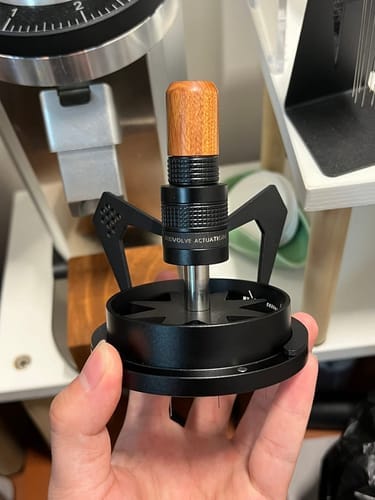 Customer photo review of Geared Spinning WDT Tool - Espresso Distribution - MUVNA