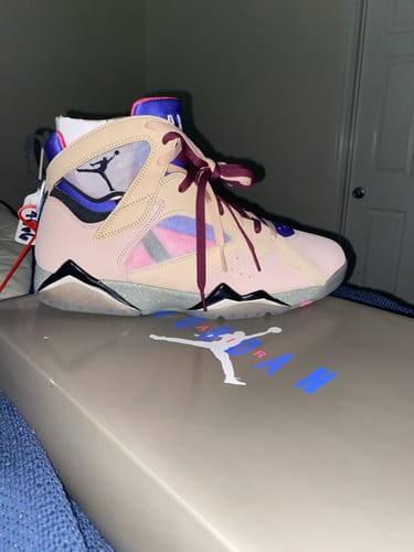 Customer photo review of Air Jordan 7 Retro SE 'Sapphire'