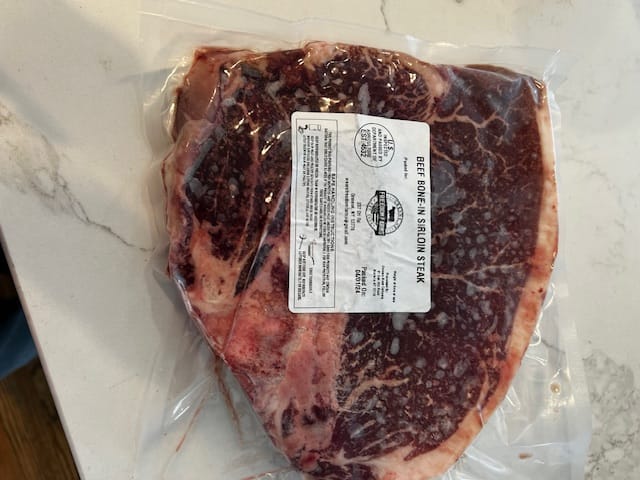 Customer photo review of Steak Grill Packs - Sirloin