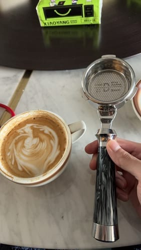 Customer photo review of Italian Handle Bottomless Portafilter 51/54/58mm - MUVNA