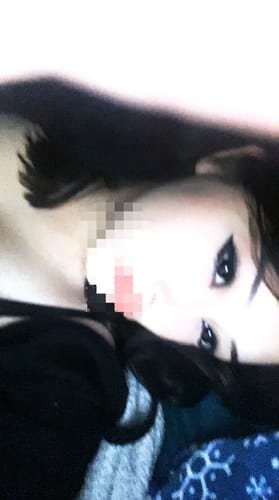 Customer photo review of Linn's Dollie Darknight Black Contact Lenses(12 months of use)