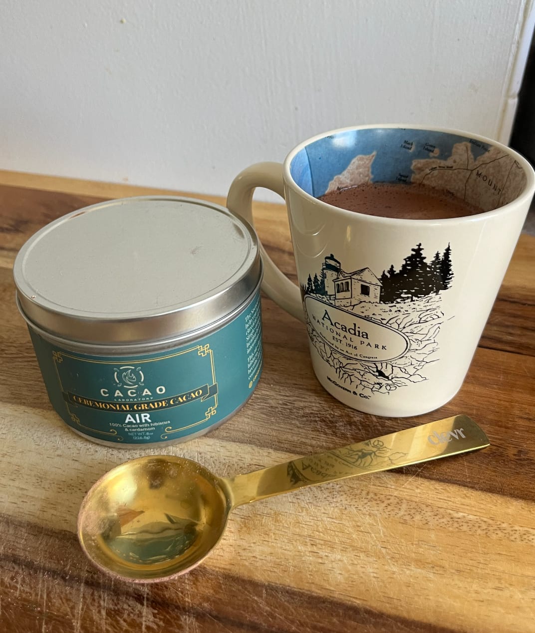 Customer photo review of Ceremonial Cacao — Element Blends Tins Variety Pack (4 tins - 8oz each)