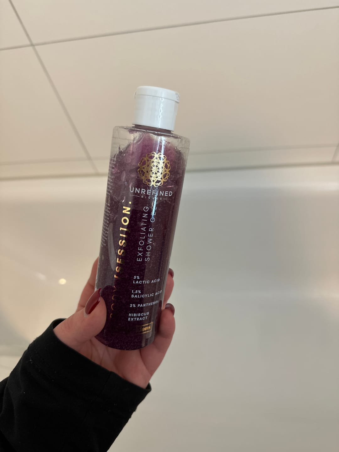 Customer photo review of BODY [SESSI]ON. - Exfoliating Shower Gel