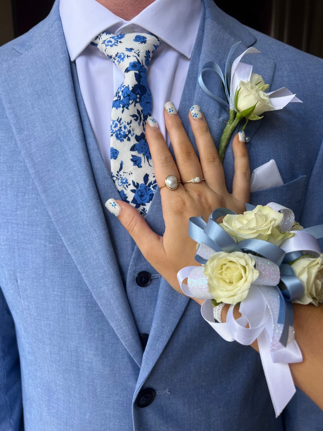 Customer photo review of Blue and Bright- Tie