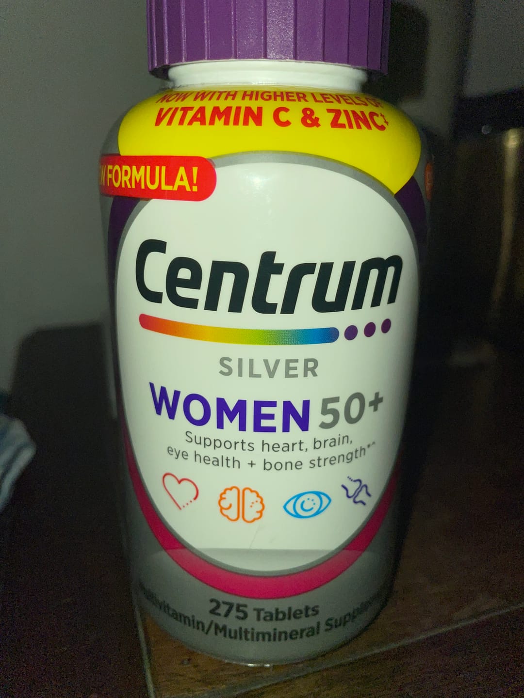 Customer photo review of Centrum Silver - Multivitamina para Mulheres acima de 50 anos (275 Caps)