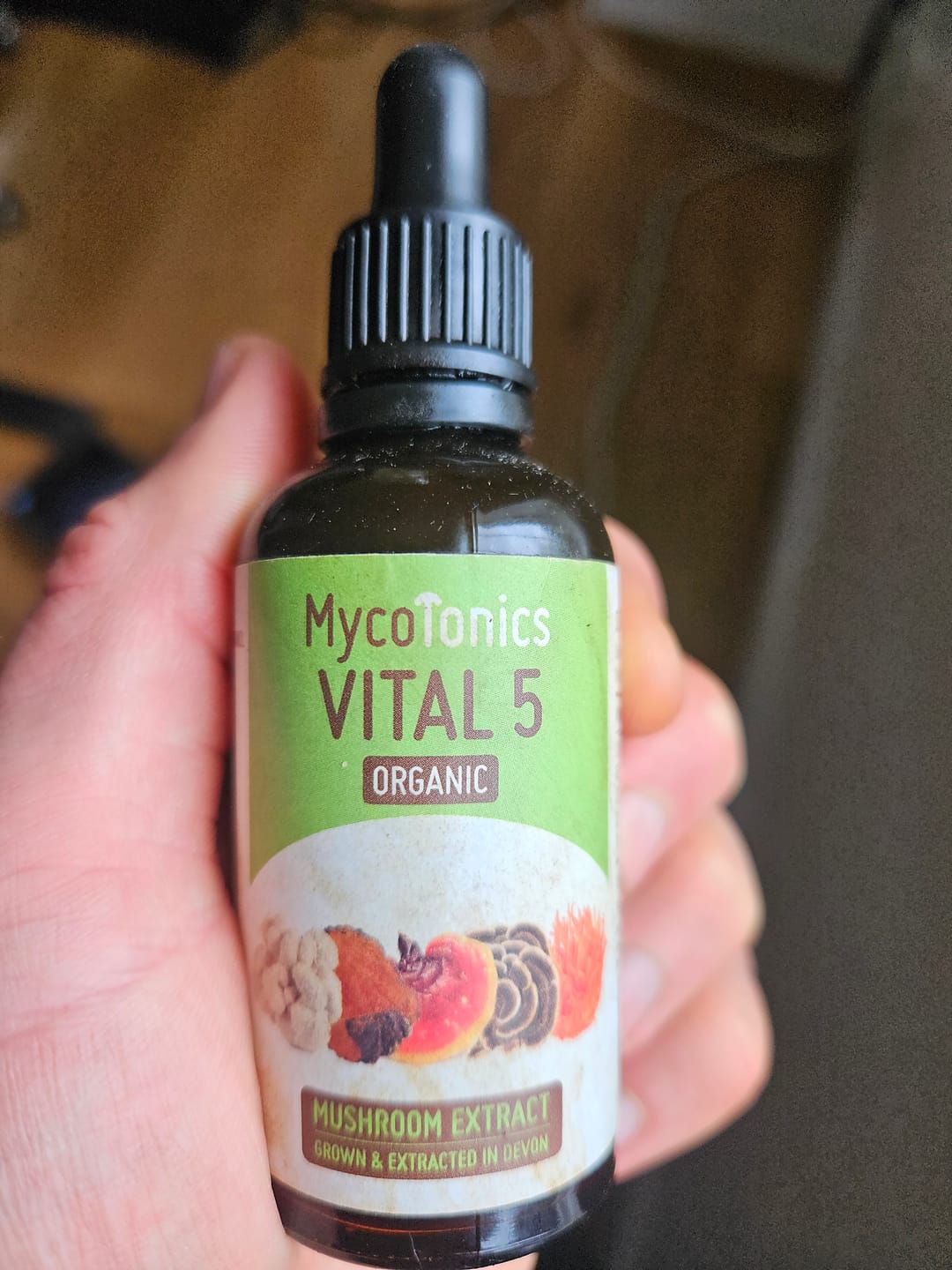 Customer photo review of Organic Vital 5 Mushroom Blend Complex (50ml)