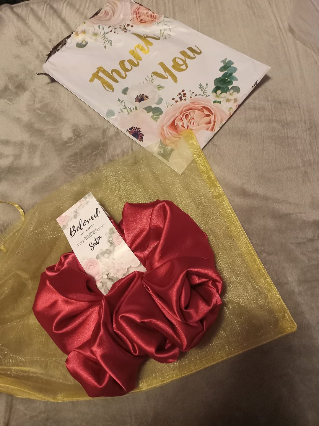 Customer photo review of Pink Cranberry - Satin
