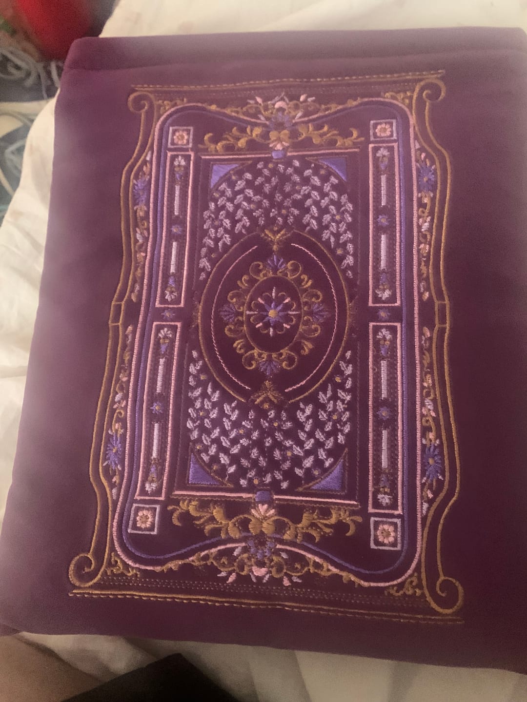 Customer photo review of Once Upon a Time Book & iPad Sleeve - Purple
