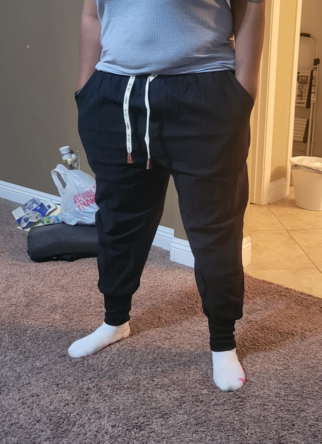 Customer photo review of Gelyu Harem Pants