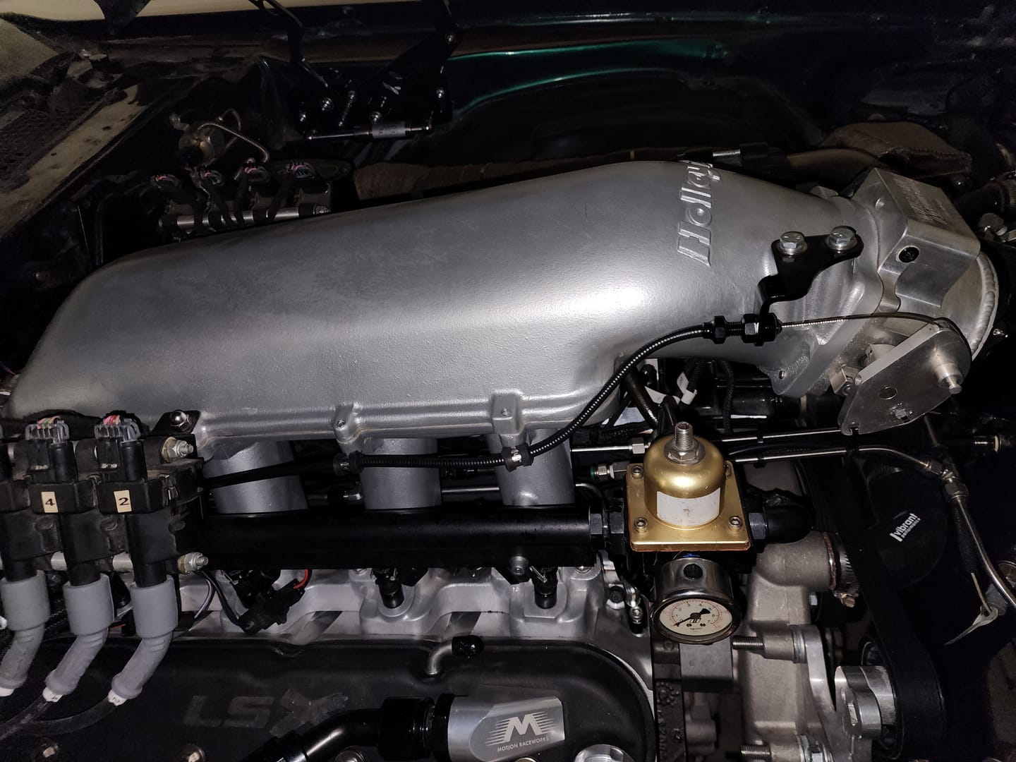 Customer photo review of Motion Raceworks 48" Throttle Cable w/ GM/Ford Pedal Attachment 18-141