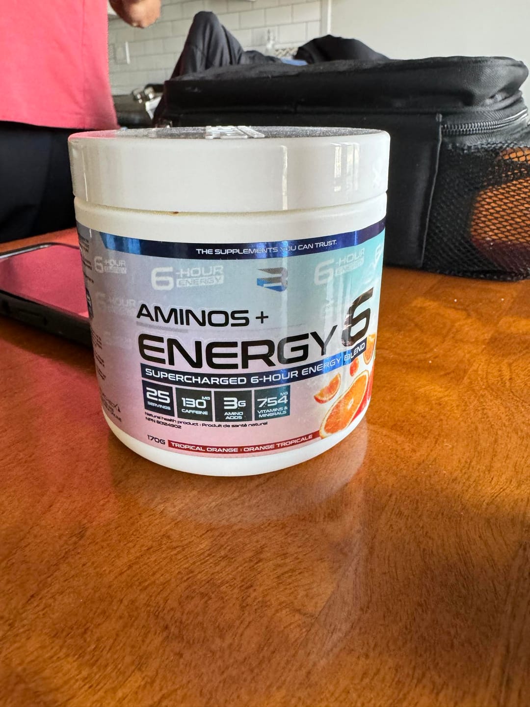 Customer photo review of Believe - Aminos+ Energy 6 - 170g