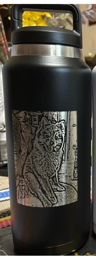 Customer photo review of Termo 36 oz - Personalizar