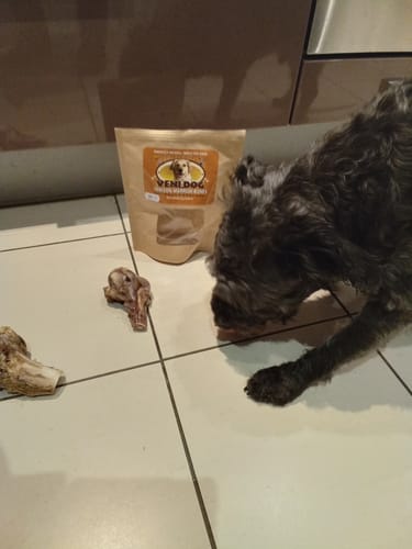 Customer photo review of Veni-Dog Venison Marrowbones 300g
