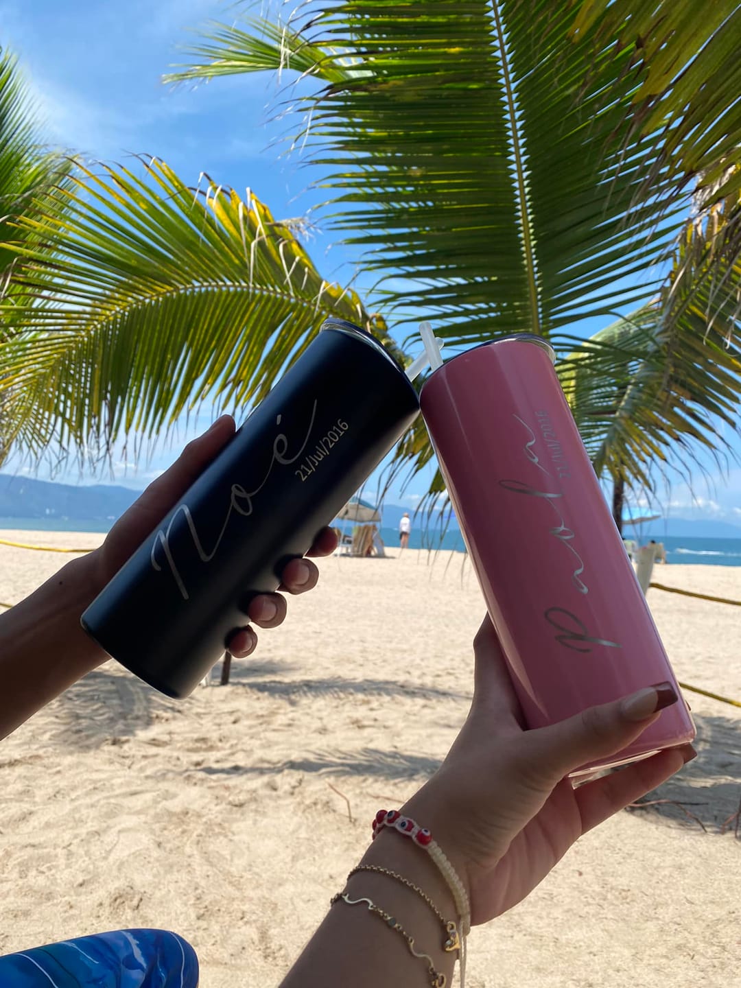 Customer photo review of Termo Skinny 20 oz - Personalizar