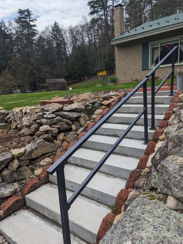 Customer photo review of Stair Handrail Kit