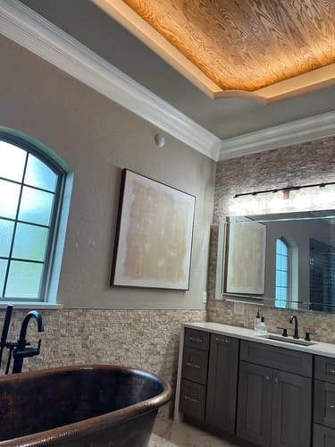 Customer photo review of Modern Abstract Painting #ABAS167