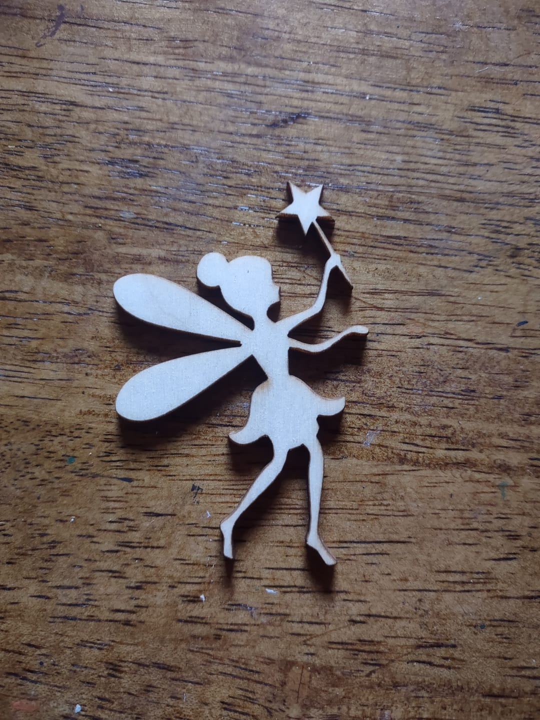 Customer photo review of Unfinished Wood Fairy Shape - Mythical - Craft - up to 24" DIY