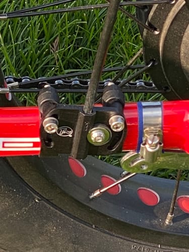 Customer photo review of T-Cycle Flag Mount