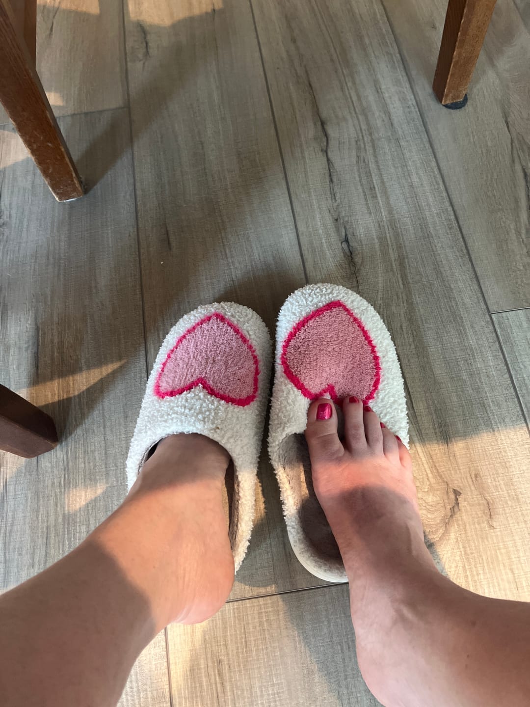 Customer photo review of Lover's Plush Slippers