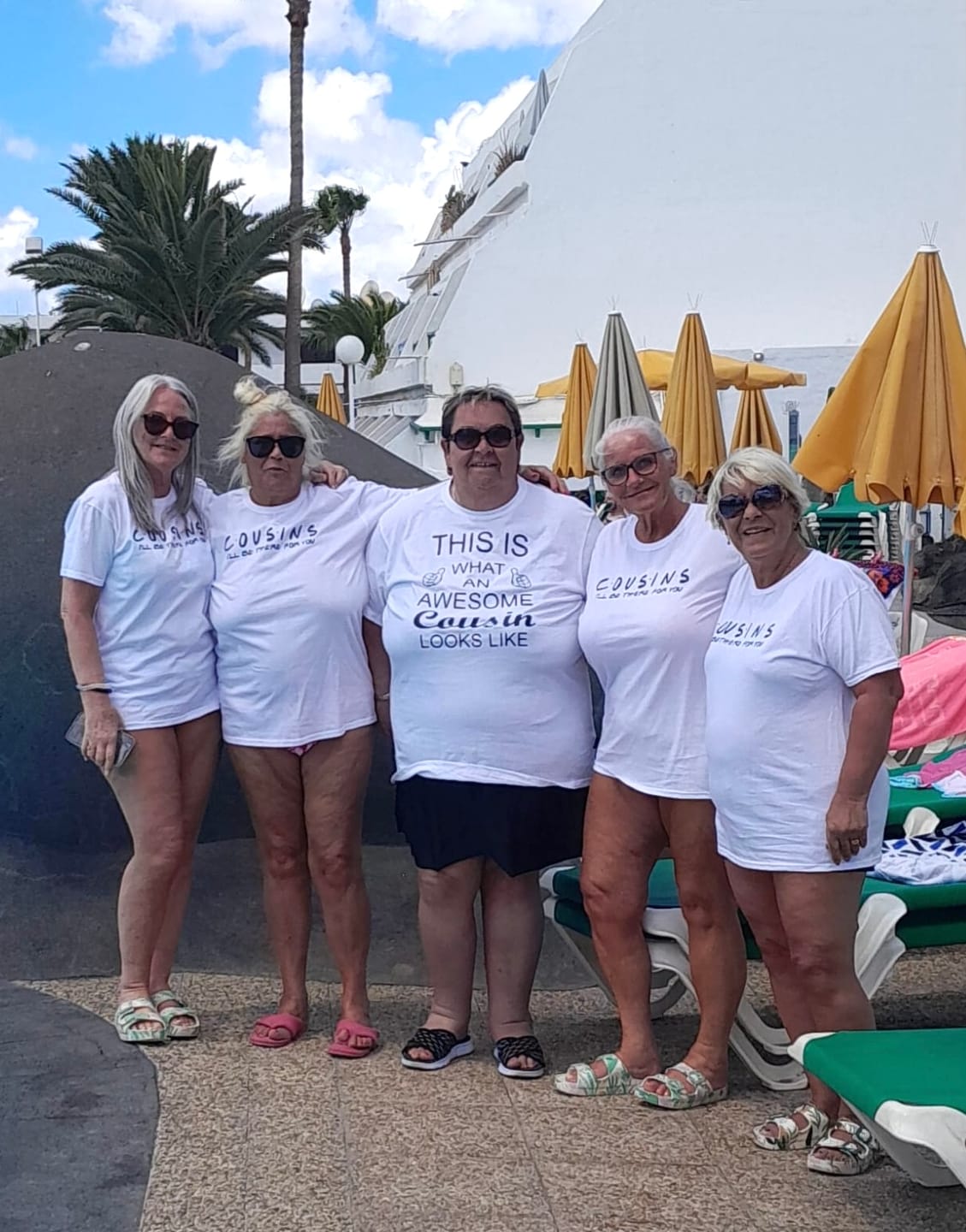 Customer photo review of Cousin Friends Style T-shirts
