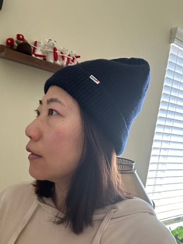 Customer photo review of Big Cashmere Beanie