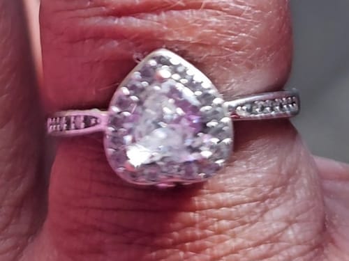 Customer photo review of Forever In My Heart Urn Ring