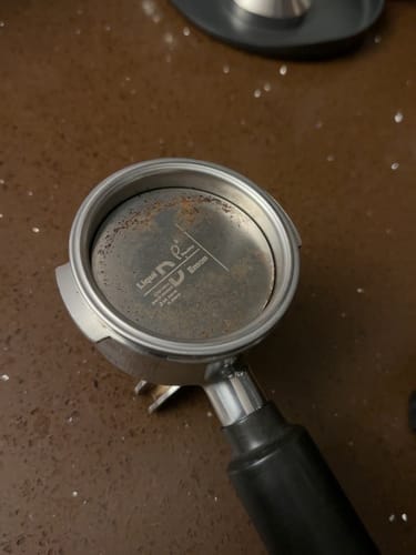 Customer photo review of Three-Layer Premium Espresso Puck Screen - MUVNA