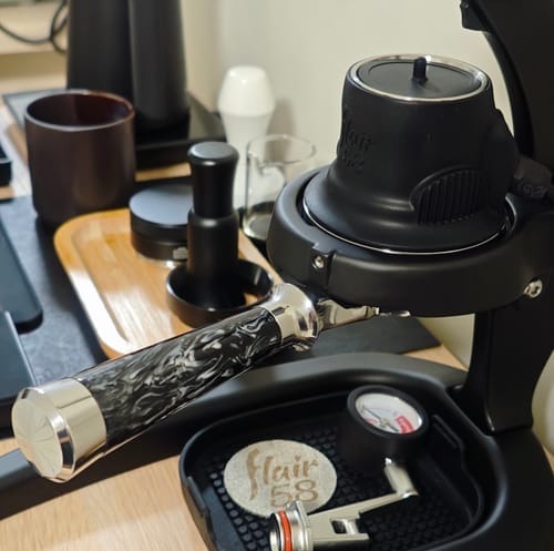 Customer photo review of Italian Handle Bottomless Portafilter 51/54/58mm - MUVNA