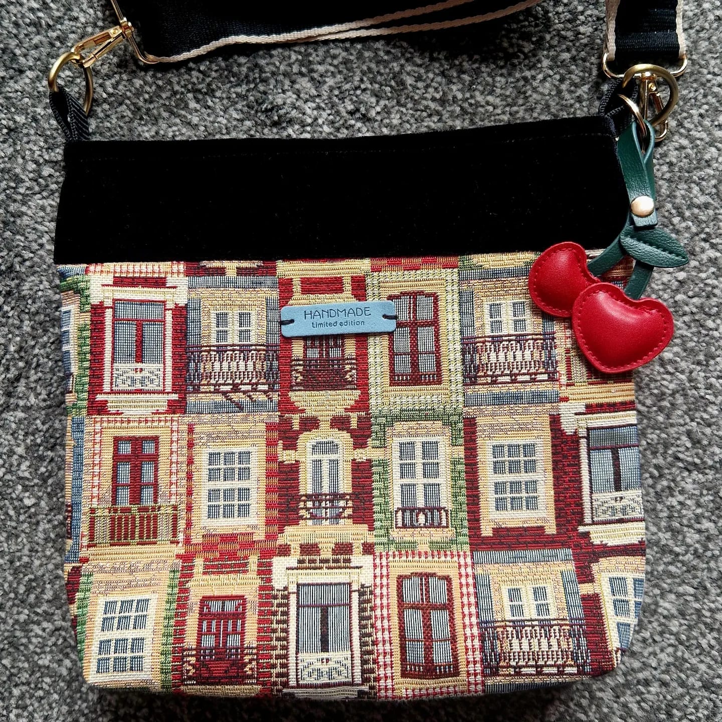 Customer photo review of Lisbon Houses Tapestry Fabric