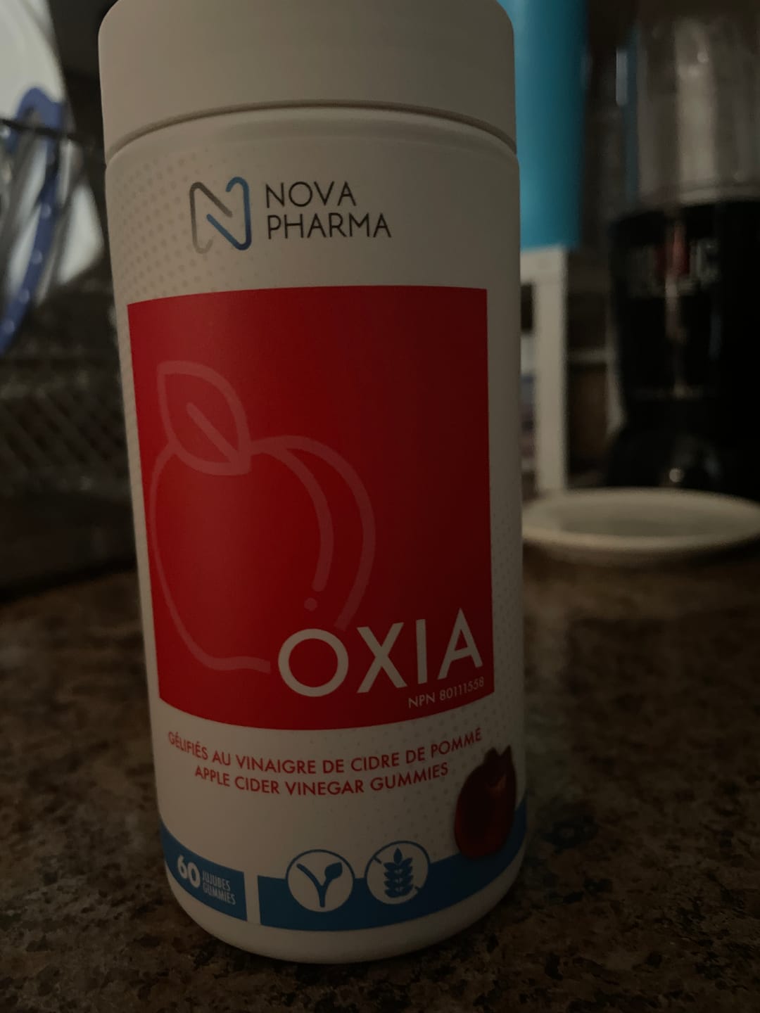 Customer photo review of Nova Pharma - Oxia Vinaigre de cidre de pomme (60 jujubes)