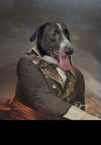 Customer photo review of Καμβάς Του Δικού Σας Κατοικίδιου - Ο Στρατηγός