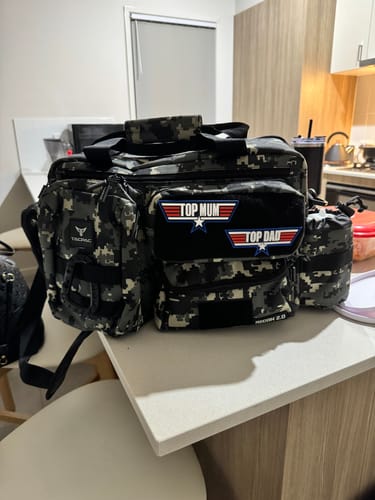 Customer photo review of Tacpac 'Recon 2.0' Digital Camo Nappy Bag Set