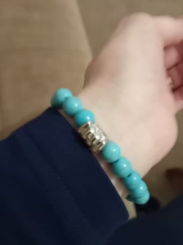 Customer photo review of Help For Paws™ Bracelet In Turquoise