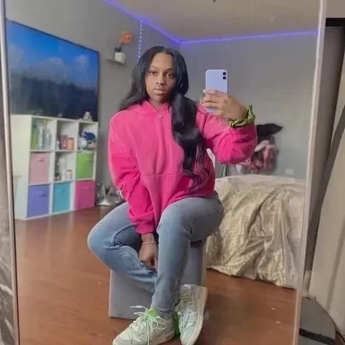 Customer photo review of 3D Body Wave Wig Pre-Cut & Pre-Pluck & Pre-Bleached Pre-Everything Wig