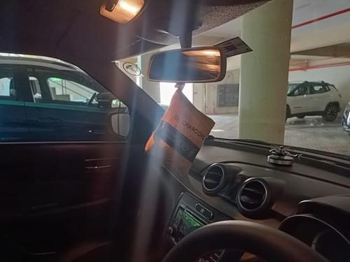 Customer photo review of Car Air Purifier - Removes Bad smell & Pollutants - Classic Khaki