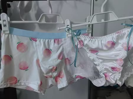 Customer photo review of Peach couple underwear H090