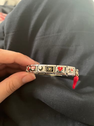 Customer photo review of Original Italian Charm Bracelet