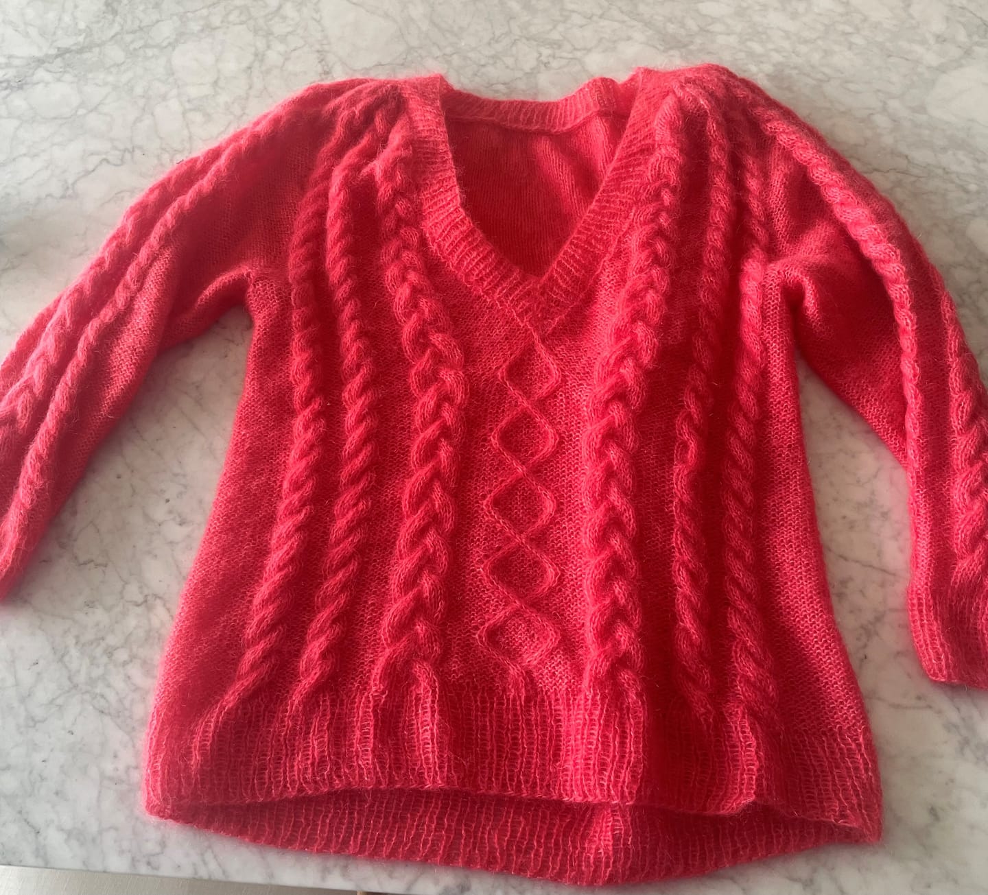 Customer photo review of Essentials Super Kid Mohair Loves Silk  (70% Mohair / 30% Seda)