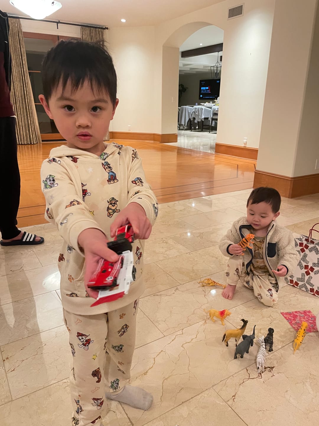 Customer photo review of Bunny Workshop French Terry Kids Daywear Jogger Set