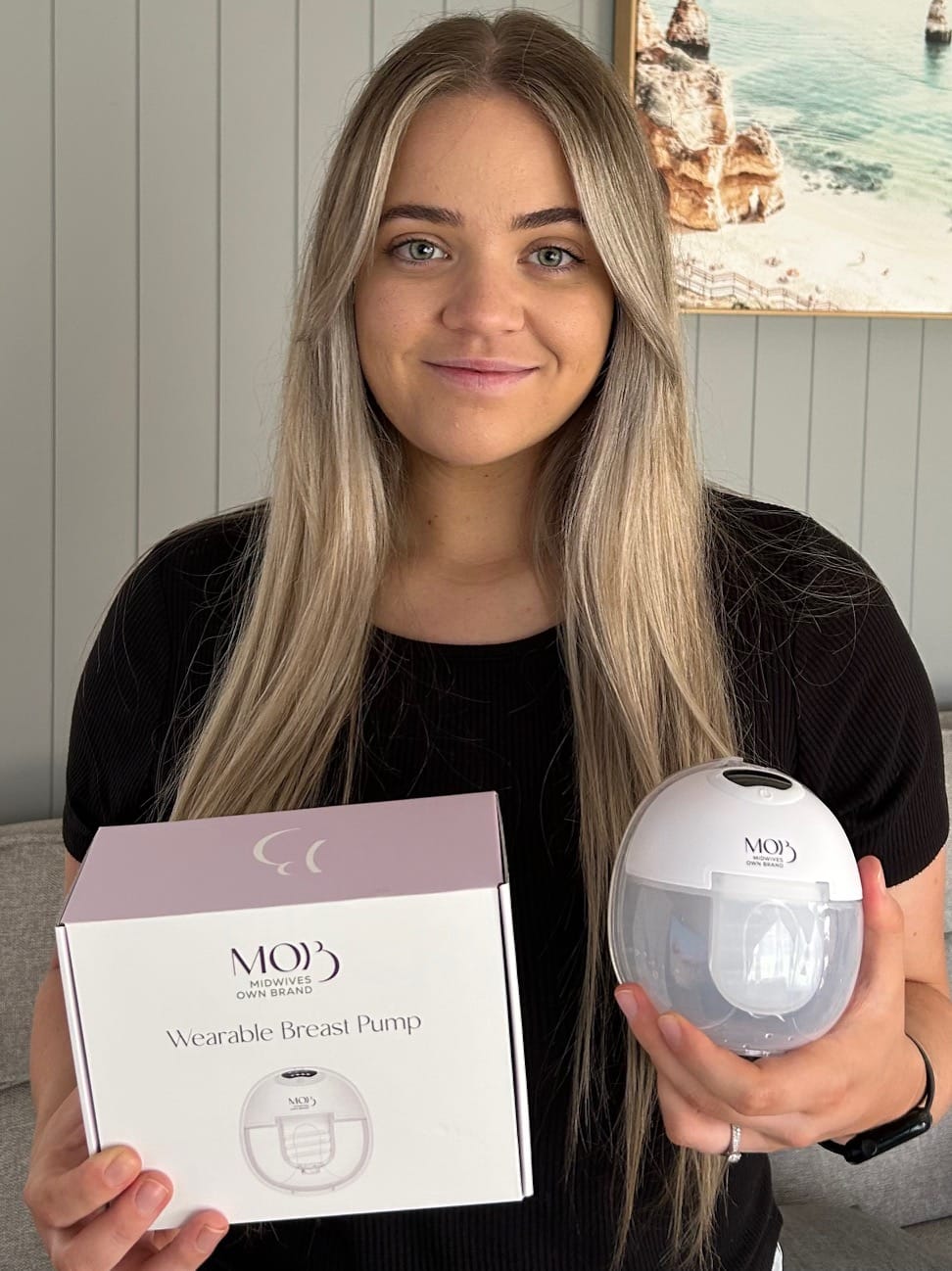Customer photo review of Wearable Breast Pump