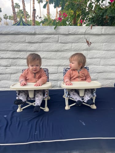 Customer photo review of Ella portable booster chair V2