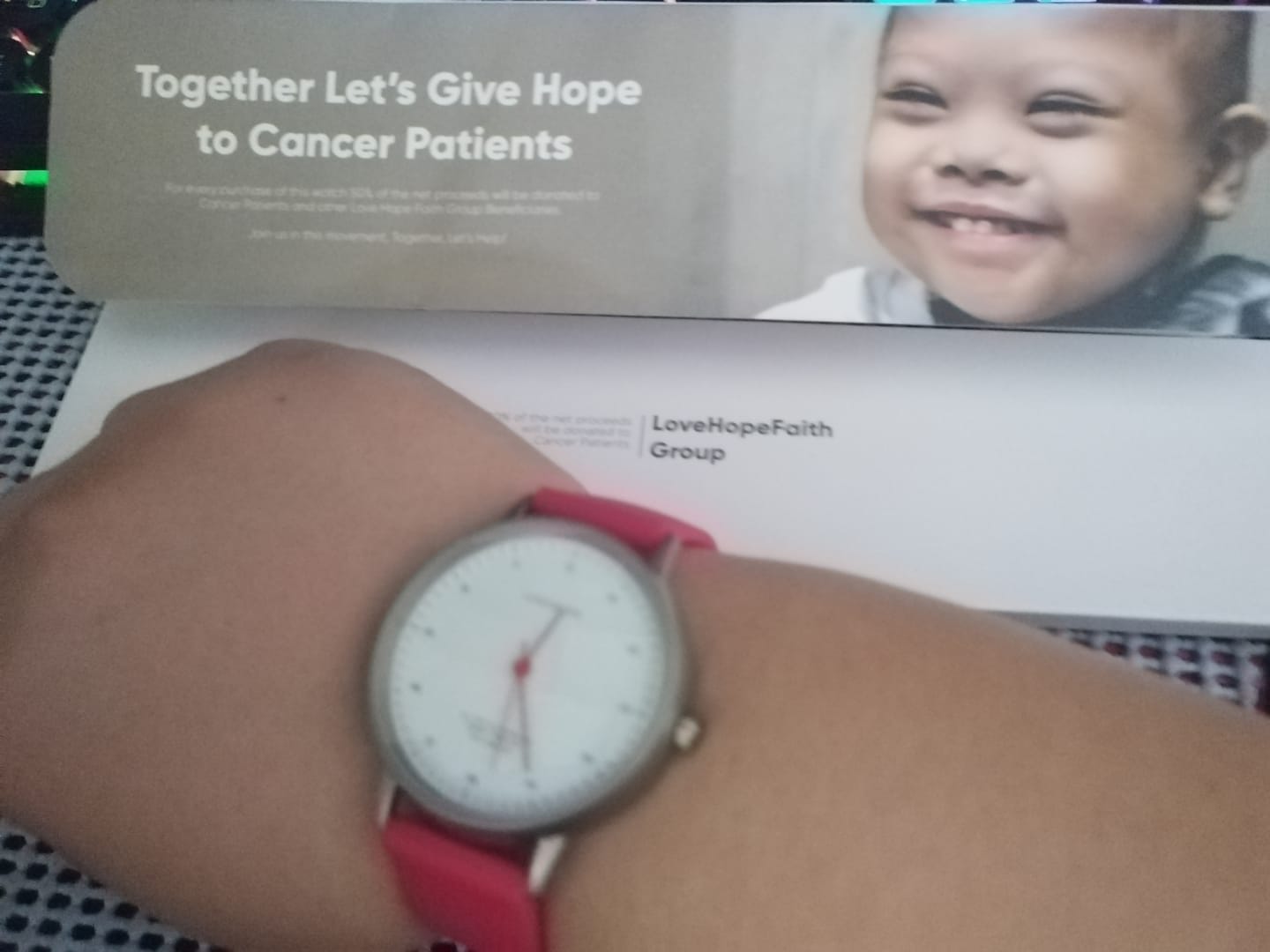 Customer photo review of Life Saver Watch 4.0 – Pink