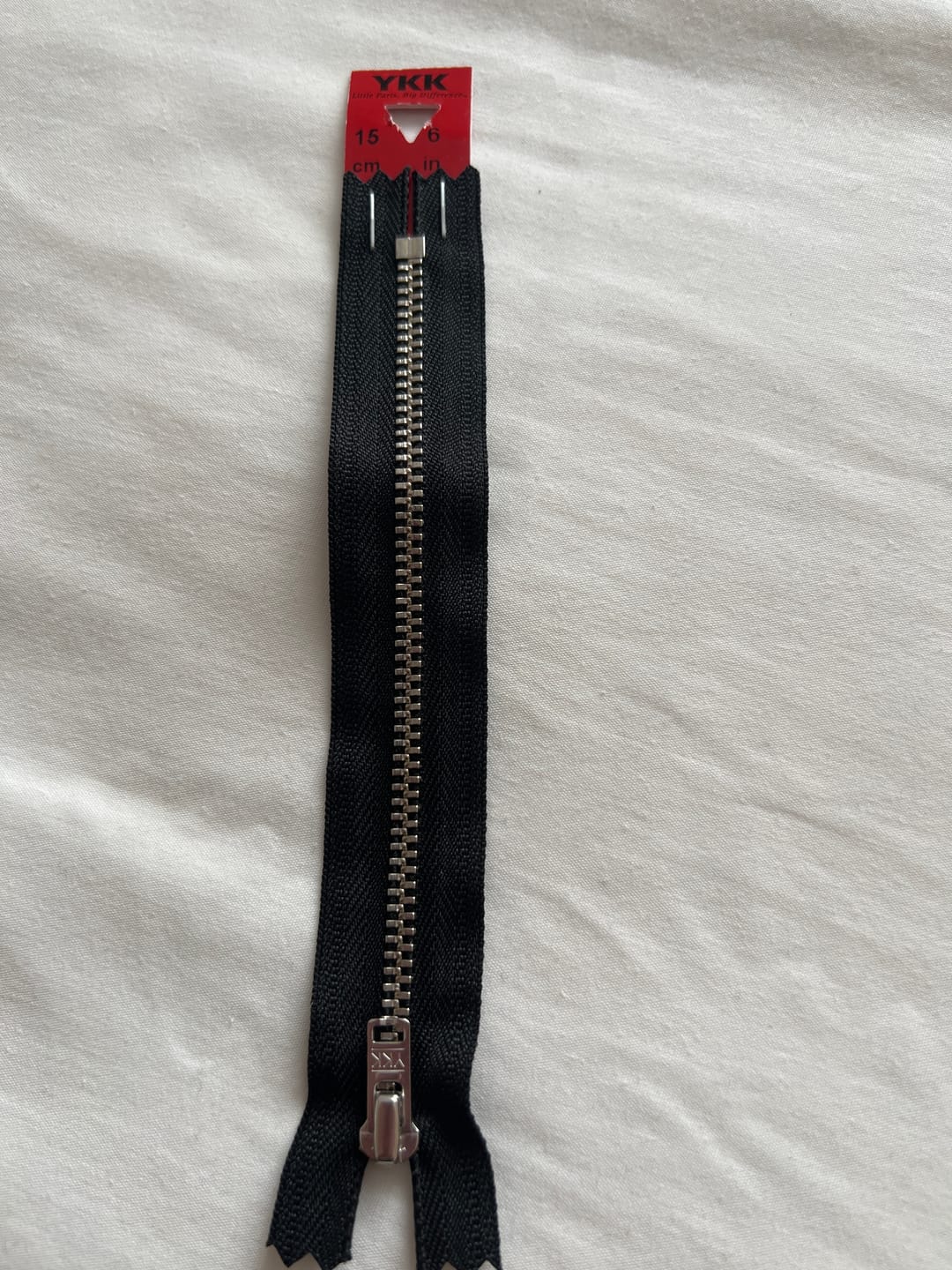 Customer photo review of YKK Metal Trouser Zip