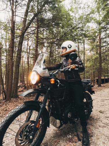 Customer photo review of Raven Moto Jeans