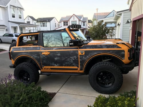 Customer photo review of MEK Removable Trail Armor: Bronco 2D